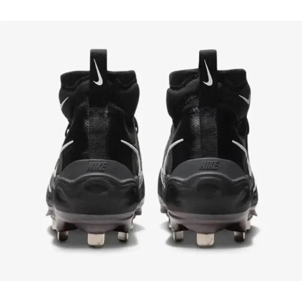 Nike Black Grey Nike Alpha Huarache NXT Metal Baseball Cleats, Sz 7.5 -- NWOB